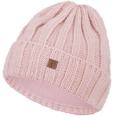 Faera Strickmütze (1-St) Wintermütze Mütze gefüttert Grobstrick Winter Beanie Herren Damen