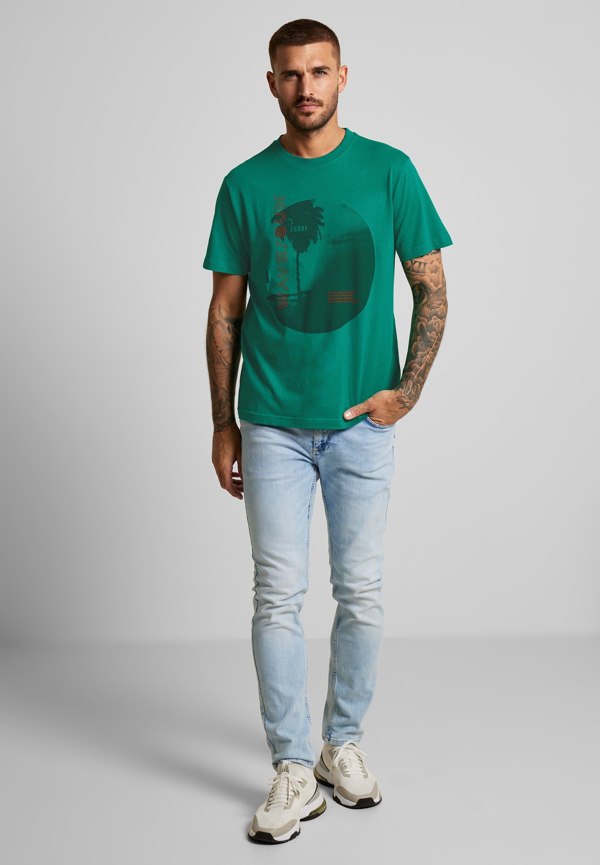 ONE green irish STREET T-Shirt MEN
