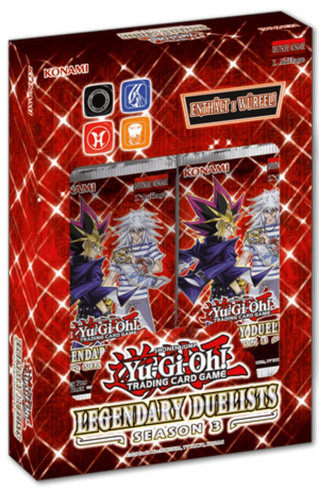 Konami Spiel Yu-Gi-Oh! Legendary Duelists: Season 3 - 1. edition Box - 2 Booster -