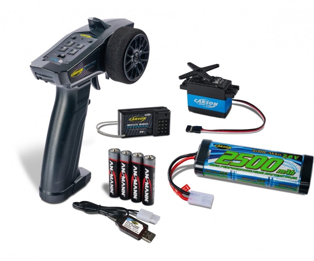 CARSON Carson RC Elektro Starter Set für RC Elektro Modelle, Fernsteuerung RC-Fernsteuerung