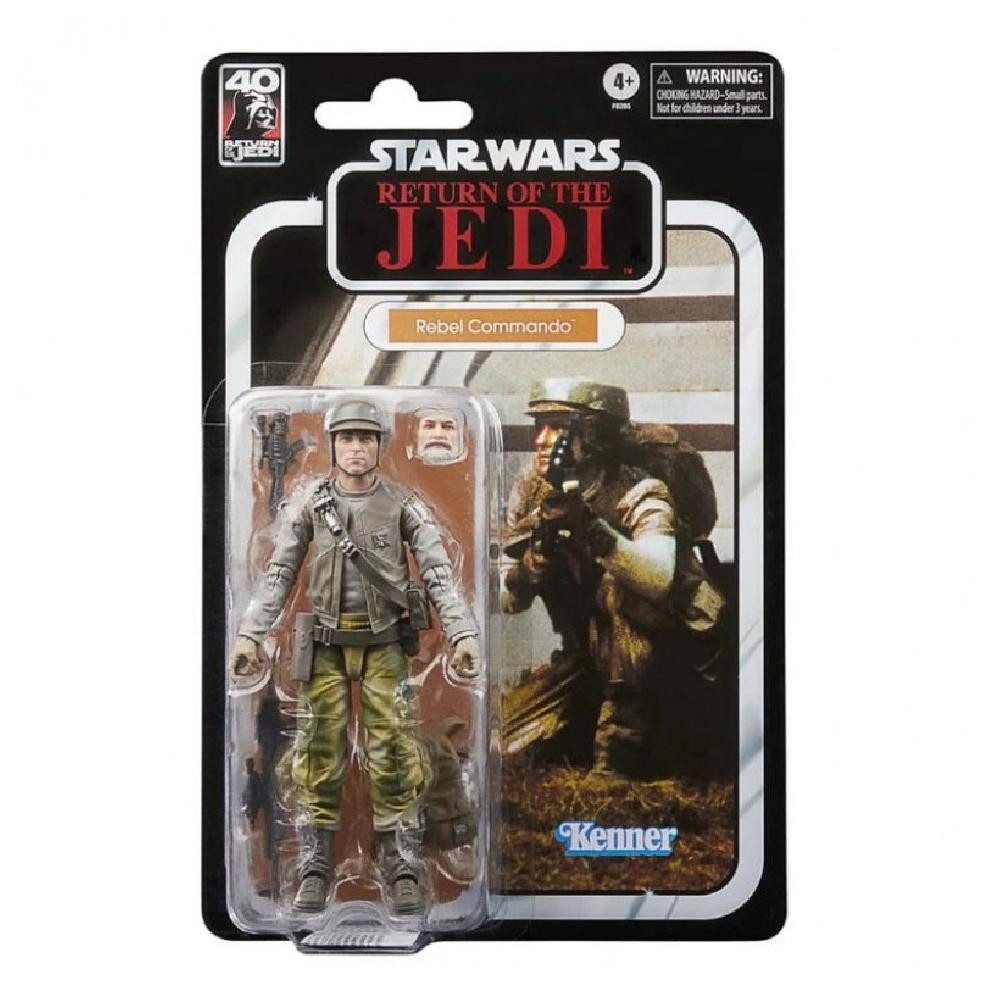 Hasbro Actionfigur Star Wars Return of the Jedi 40th Anniversary Rebel Commando Figur 15c