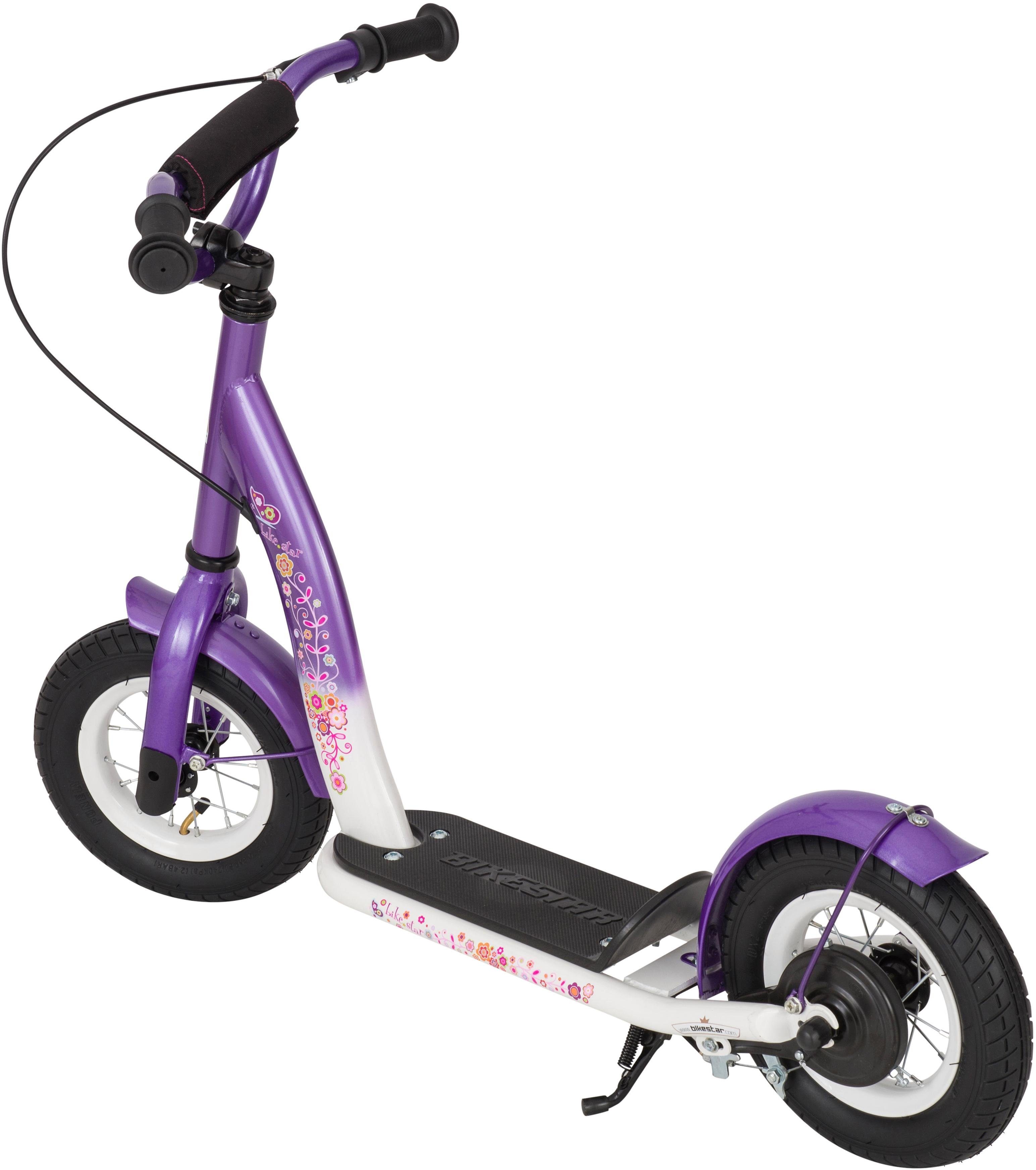 violett/weiß Star-Scooter Scooter Bikestar