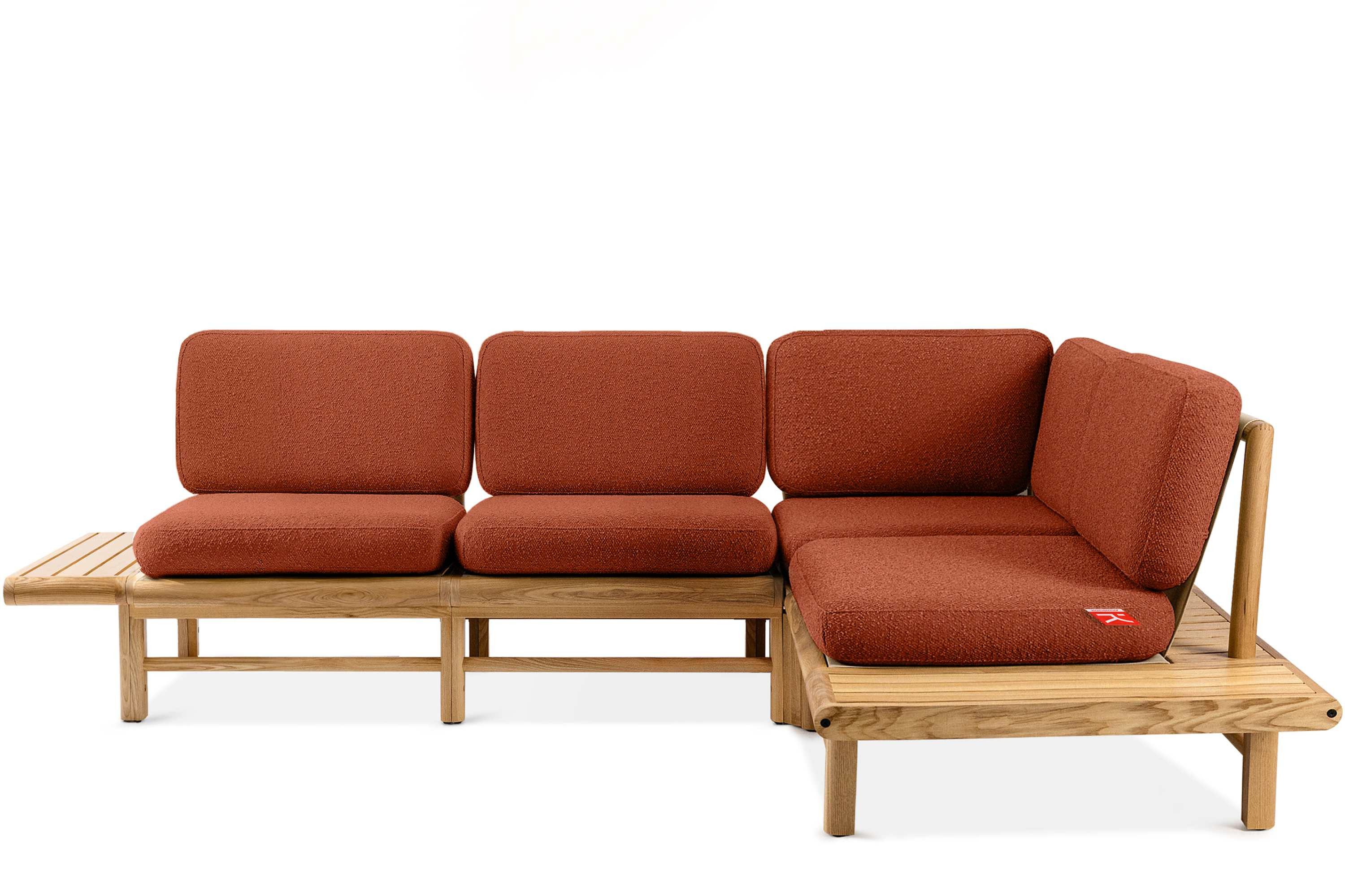 KONSIMO® Loungesofa ATREDA Garten-Ecksofa rechts, Loungesofa Gartenmöbel, hergestellt in der EU