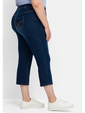 Sheego Schlupfjeans Große Größen aus elastischem Denim