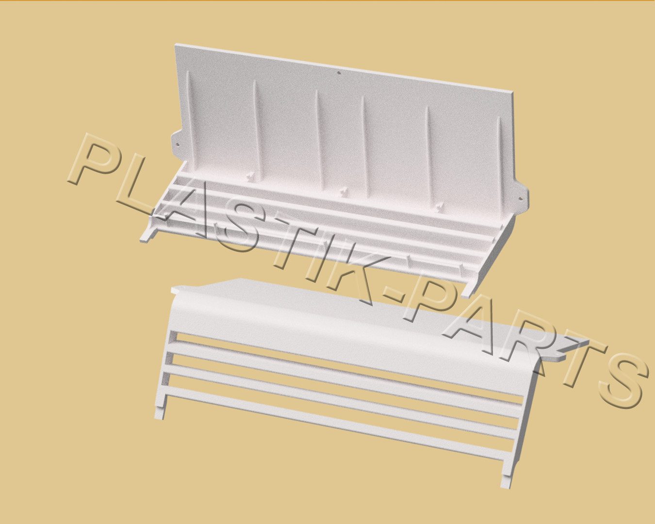 Plastik Parts Autosonnenschutz Lüftungsgitter Dachgitter IHC XL Kabine Außen 3233568R1 3233568R2