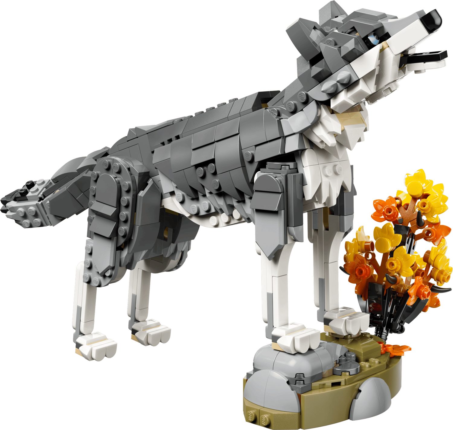 LEGO® Creator 3-in-1-Sets 31393 Waldtiere: Wolf Spielbausteine, (Set, 657 St., Set)