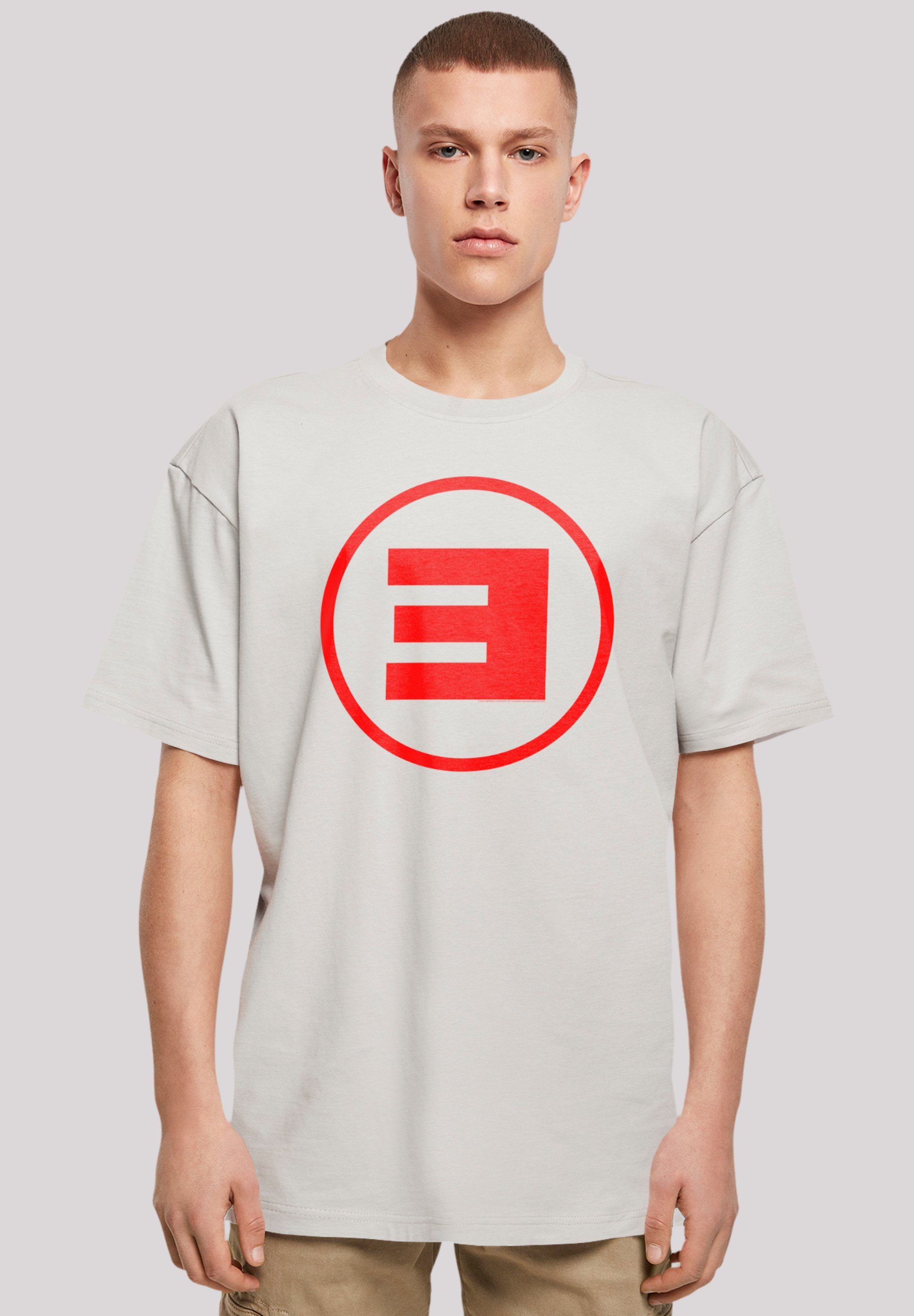 F4NT4STIC T-Shirt Eminem Circle E Rap Hip Hop Music Premium Qualität, Musik, By Rock Off lightasphalt