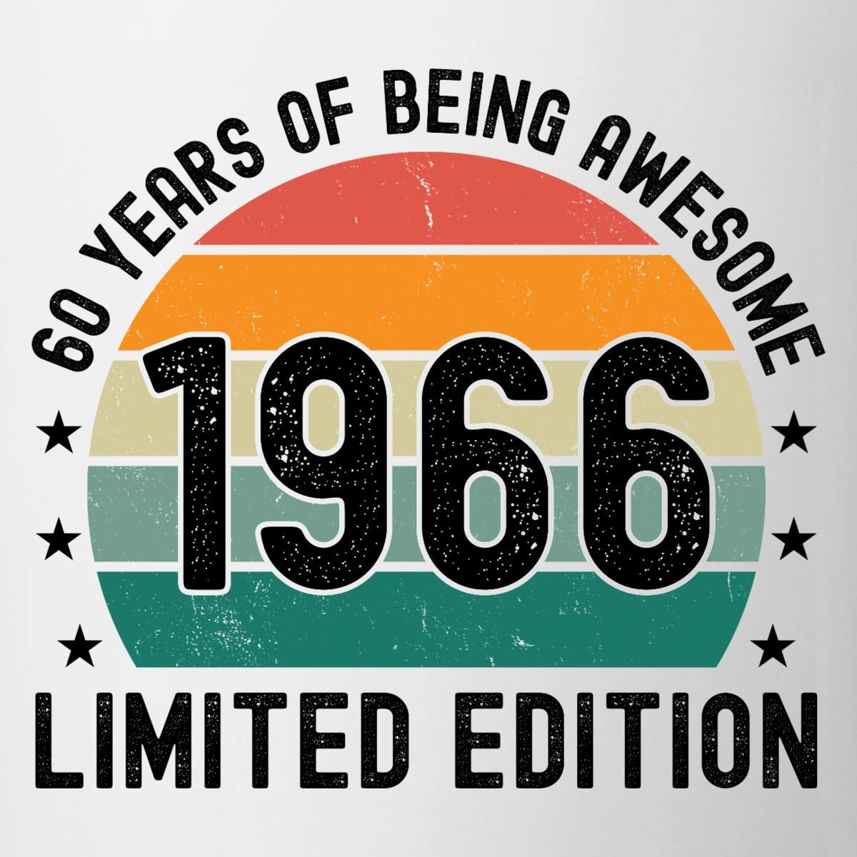 Spreadshirt Tasse 60 Years Of Being Awesome 1966 Limited Edition Tasse, Keramik