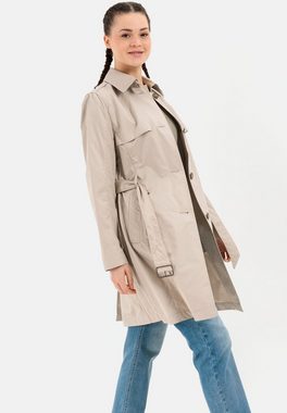 camel active Trenchcoat aus einem Baumwollmix (1-tlg)