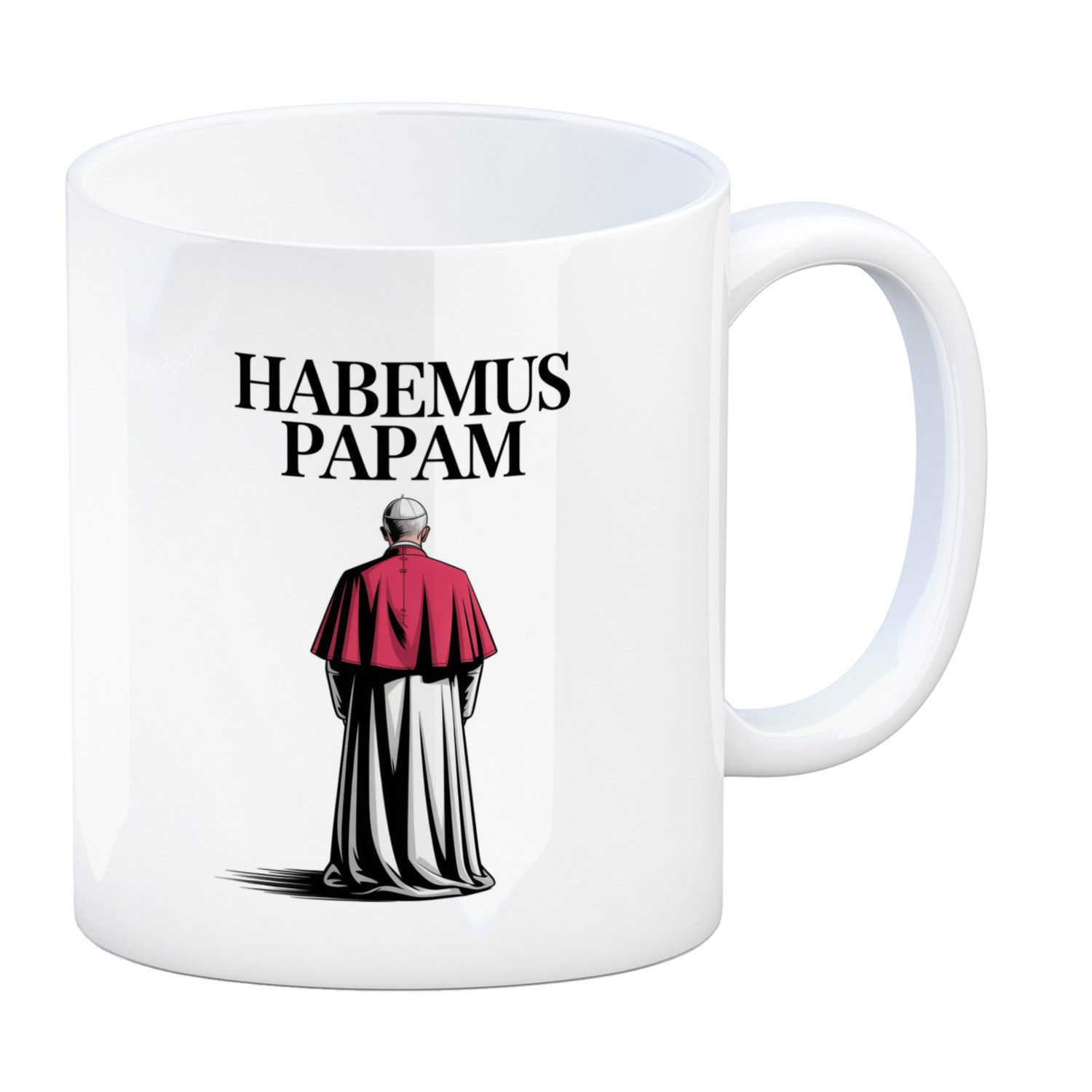 Tasse Papst HABEMUS PAPAM Kaffeebecher für Gläubige