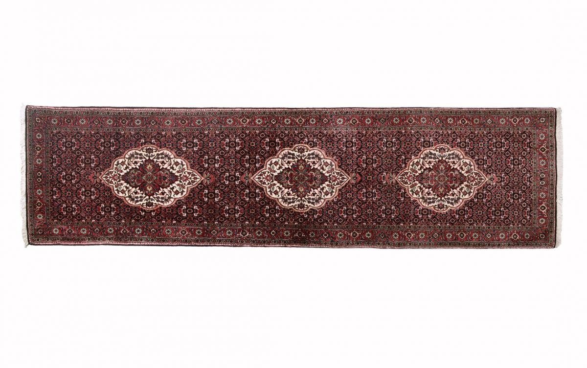 Orientteppich Bidjar 80x309 Handgeknüpfter Orientteppich / Perserteppich Läufer, Nain Trading, rechteckig, Höhe: 15 mm