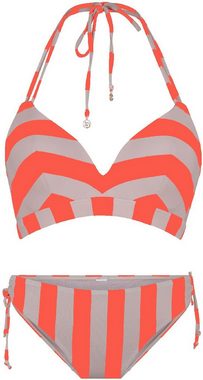 LingaDore Bügel-Bikini Triangle padded bikiniset STRIPES PRINT