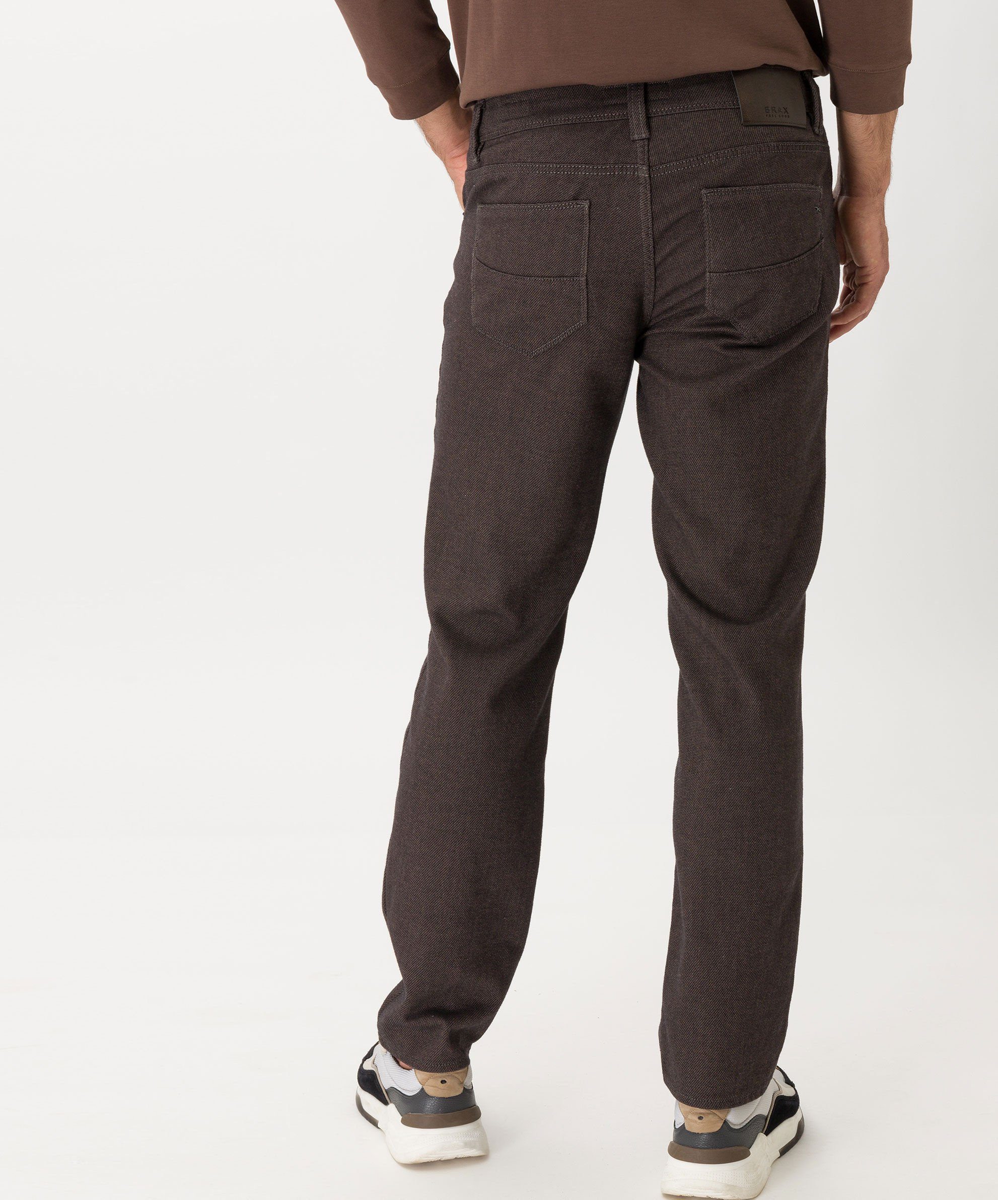 Woo.Look-Qualität Brax nougat in Five-Pocket-Hose Stoffhose