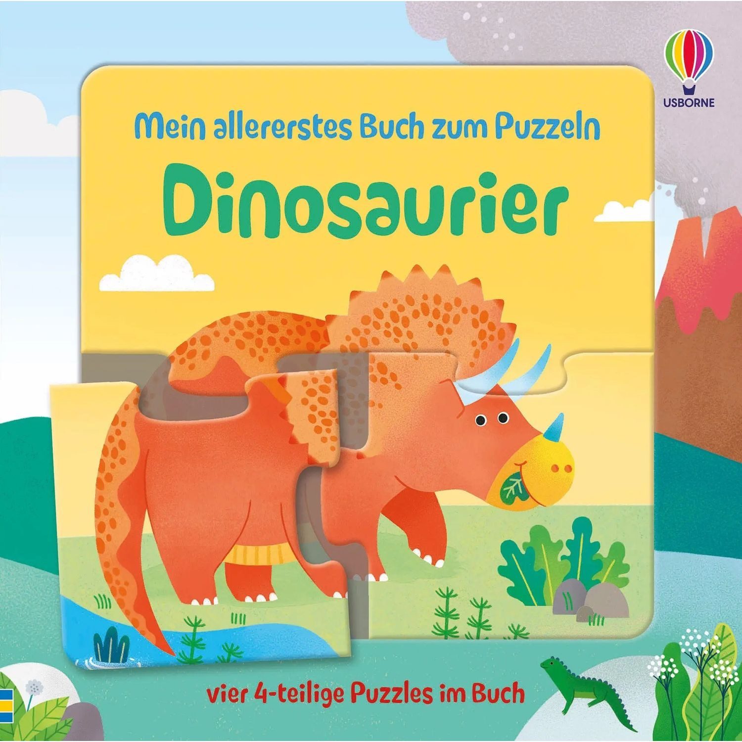 Usborne Verlag Puzzle Mein allererstes Buch zum Puzzeln: Dinosaurier, Puzzleteile