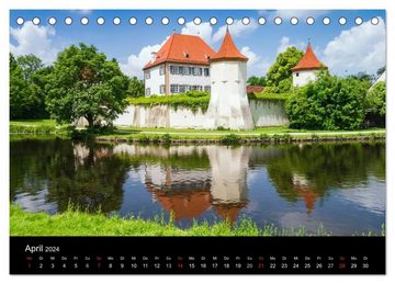 CALVENDO Wandkalender Unser Bayern (Tischkalender 2024 DIN A5 quer), CALVENDO Monatskalender