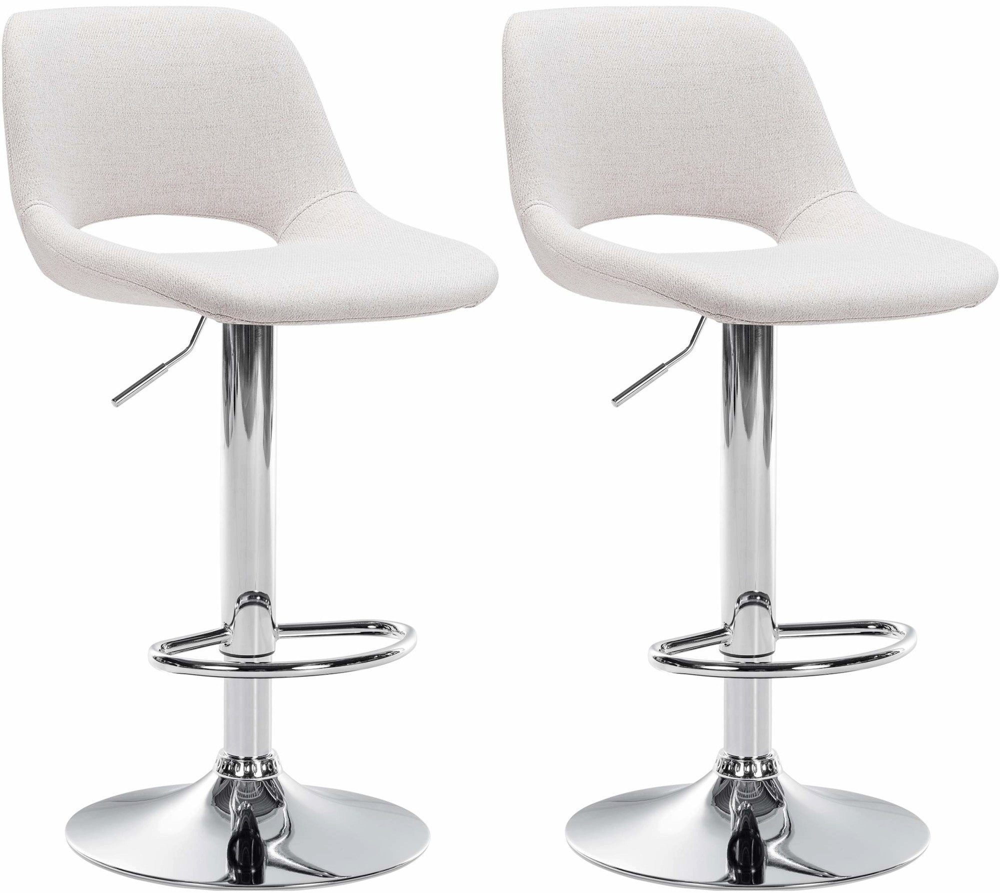 Bistrostuhl 2er Set Barhocker Camden Stoff