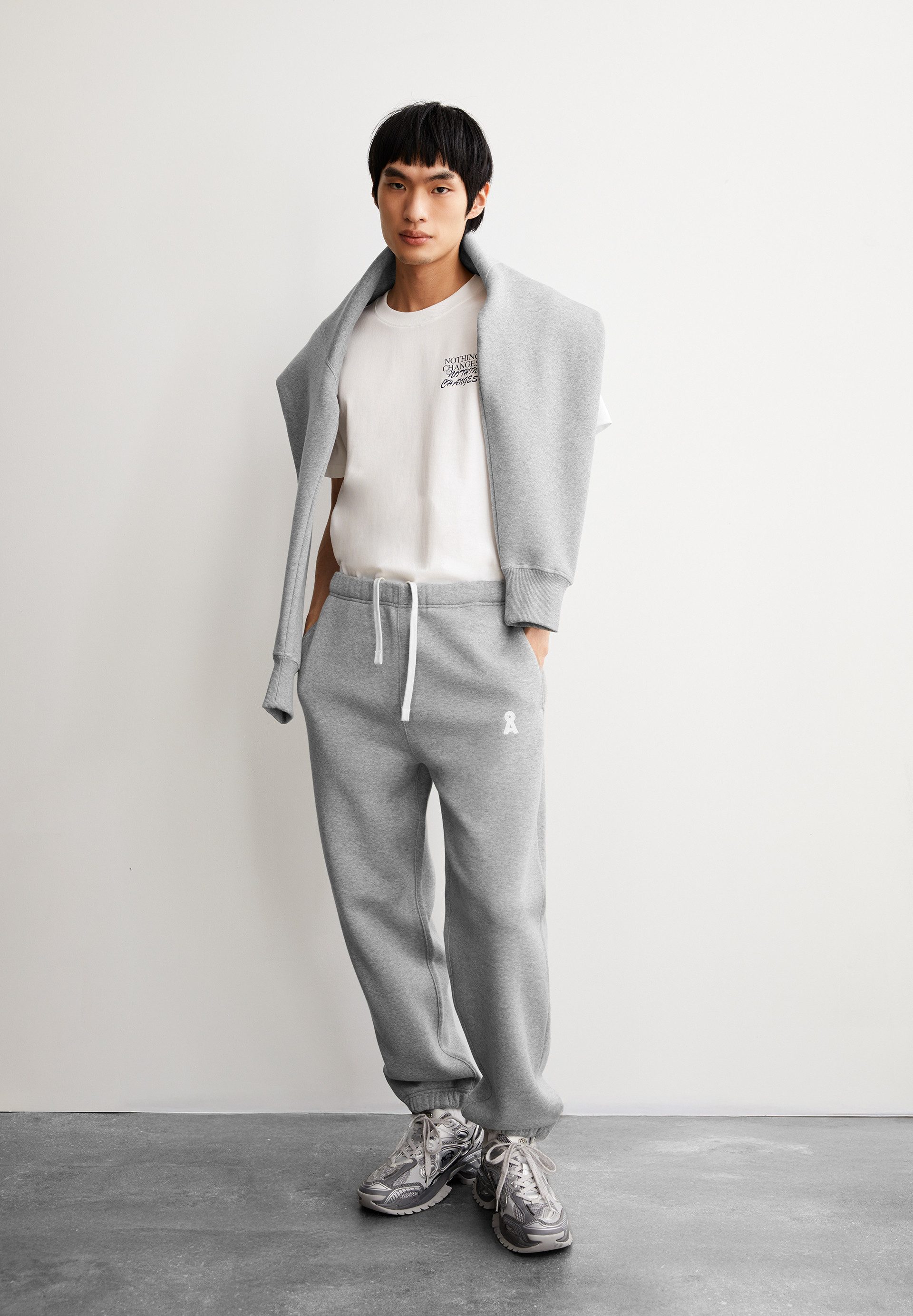 Armedangels Sweathose ICONIC Å BAASTI MELANGE Regular Fit