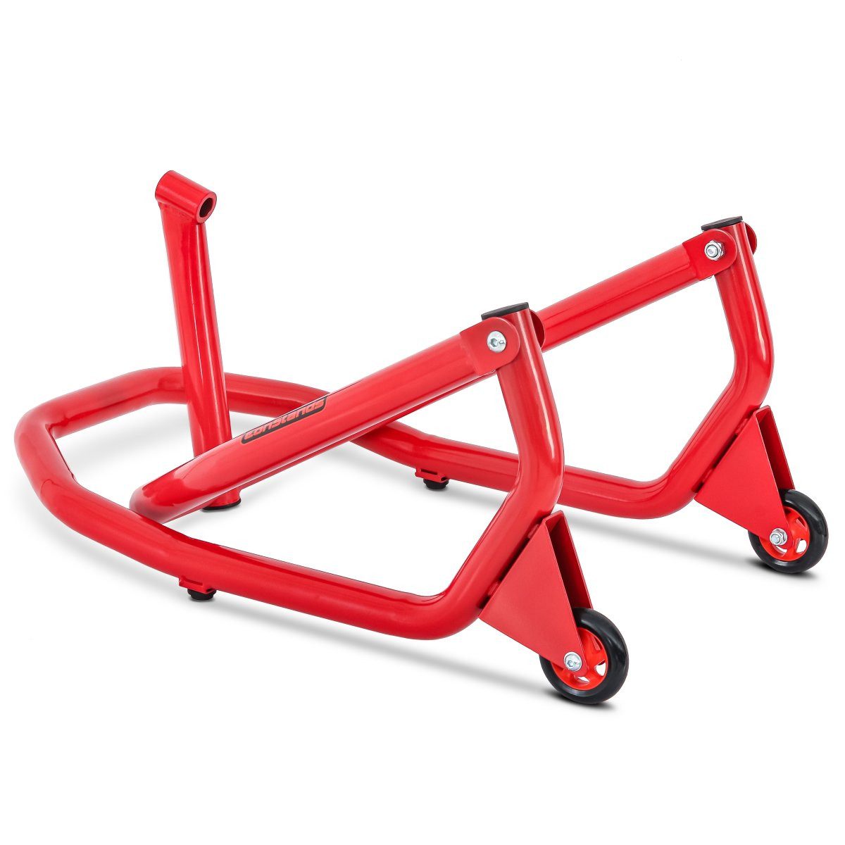 Motorradheber Motorrad Lenkkopf Montageständer # V4 rot ohne Adapter