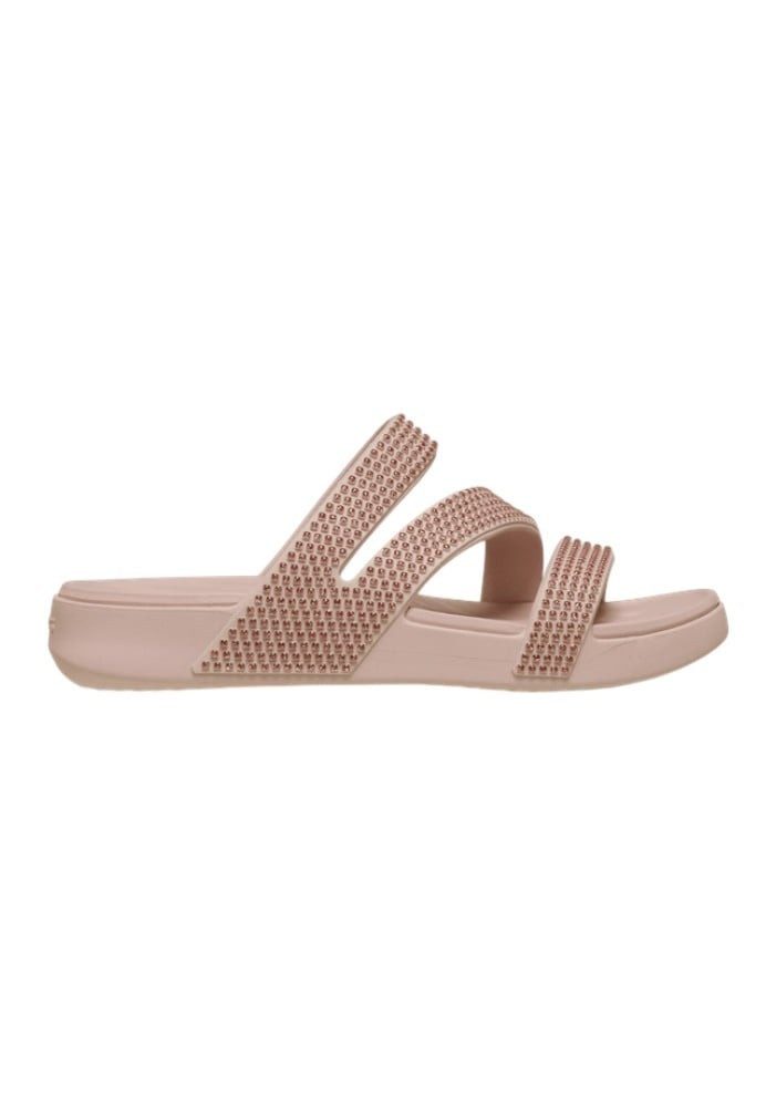Crocs Sandale Getaway Gems Strappy Quartz hellbraun - Damen Badeschuh – Bild 2 von 5