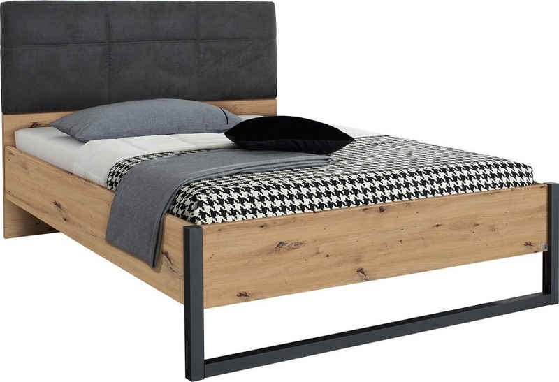 rauch Bett Tampa, im modernen Industrial Style, Bettenkufe aus Metall