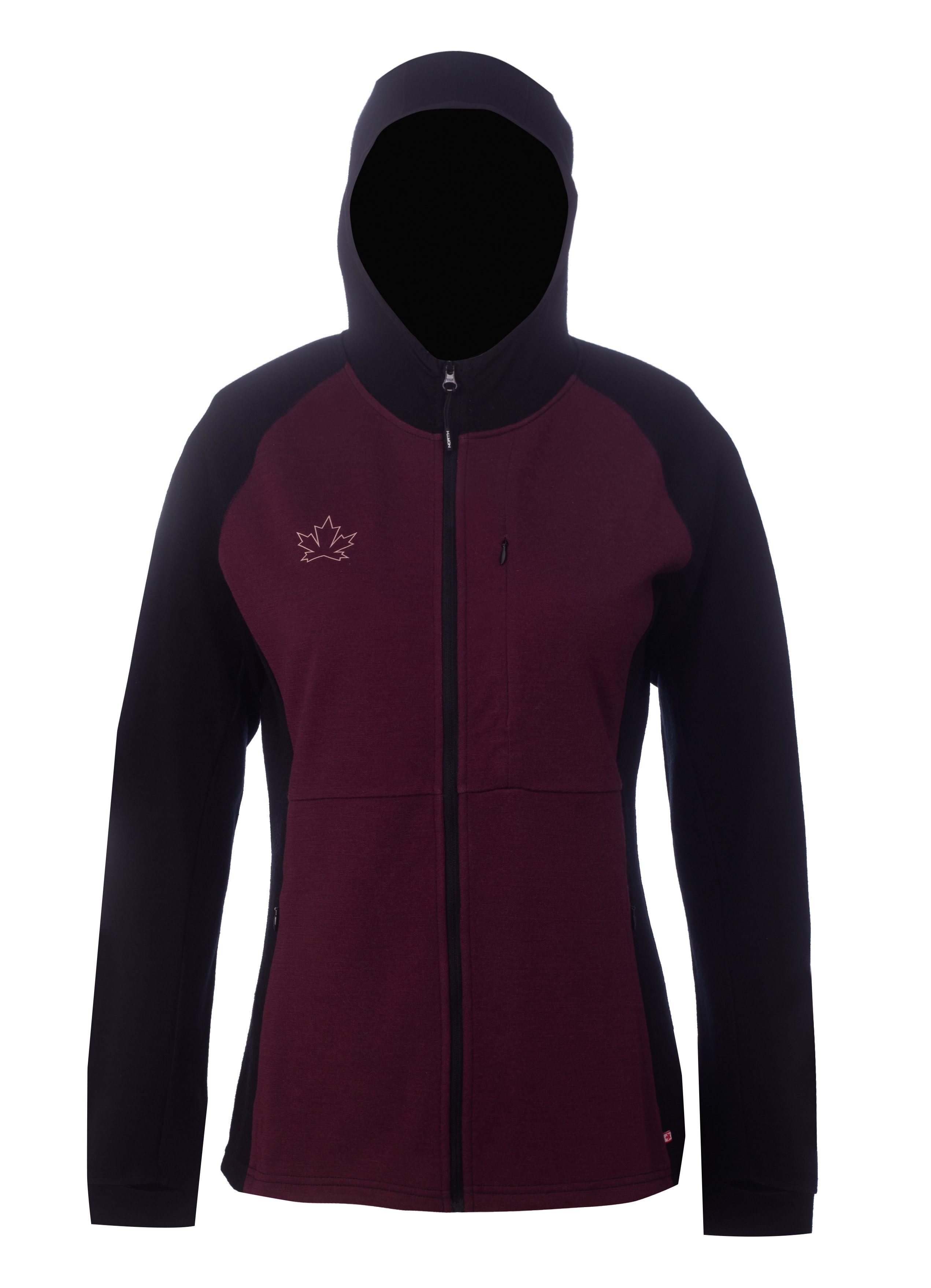 Canada North Kapuzenfleecejacke Damen Merinojacke Mix Kivalliq günstig online kaufen