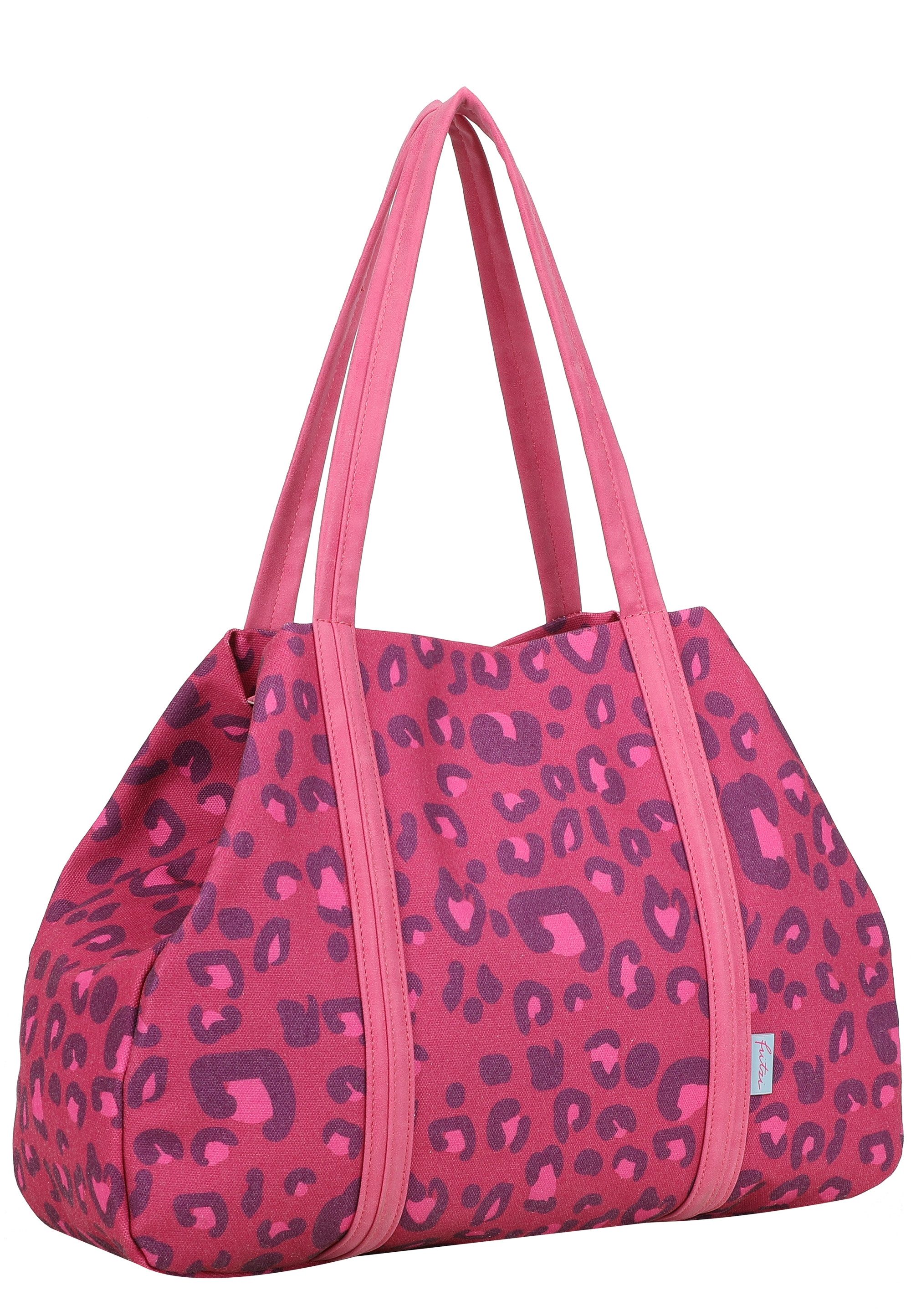 Fritzi aus Preußen Henkeltasche Simply Shopper Leo, mit tollem Leo-Print
