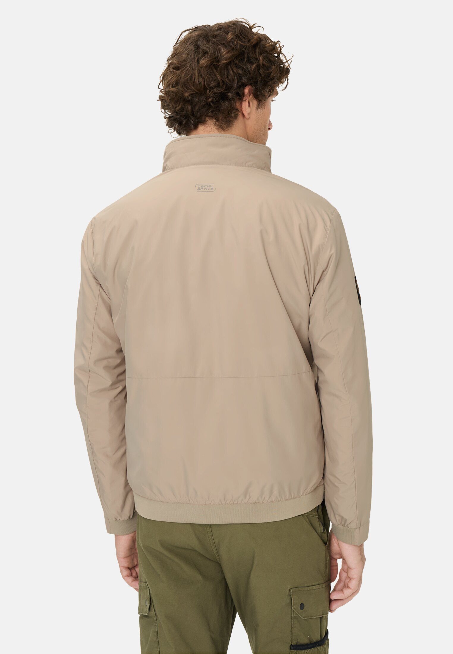camel active Blouson mit Innenfutter Langarm Markenlogo