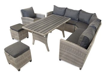 Green Spirit Loungeset Garten Sitzgruppe Alpi, (Set, 5-tlg)