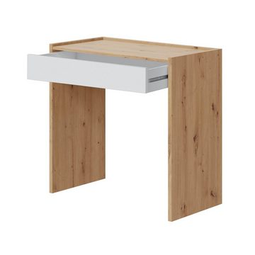habeig Schreibtisch Holzschreibtisch Schublade Kinderschreibtisch Spieltisch, 81,5cm breit