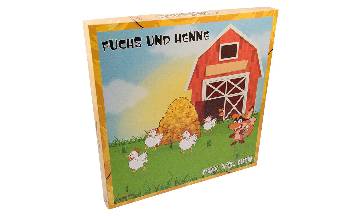 Holzspielerei Spiel Fuchs und Henne