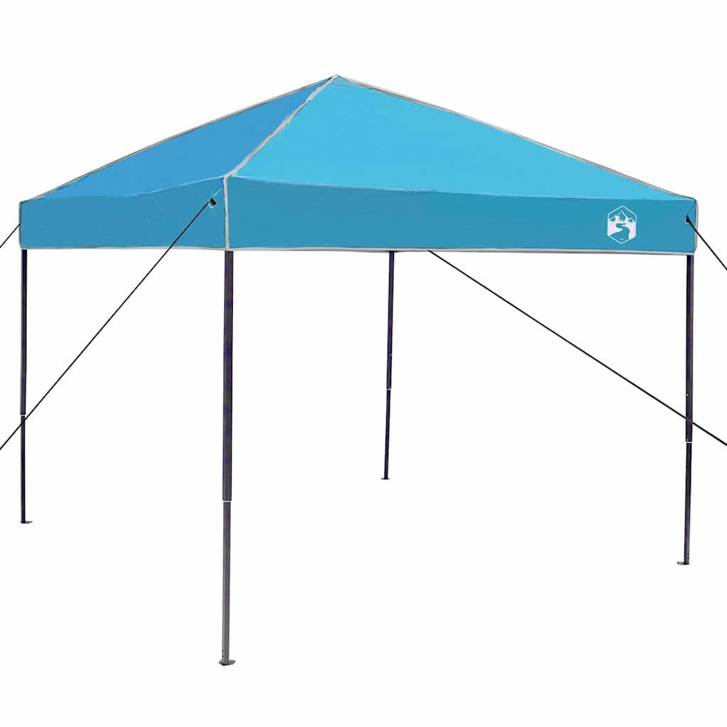 vidaXL Partyzelt Pavillon-Zelt 243 x 243 x 251 cm Blau Stoff