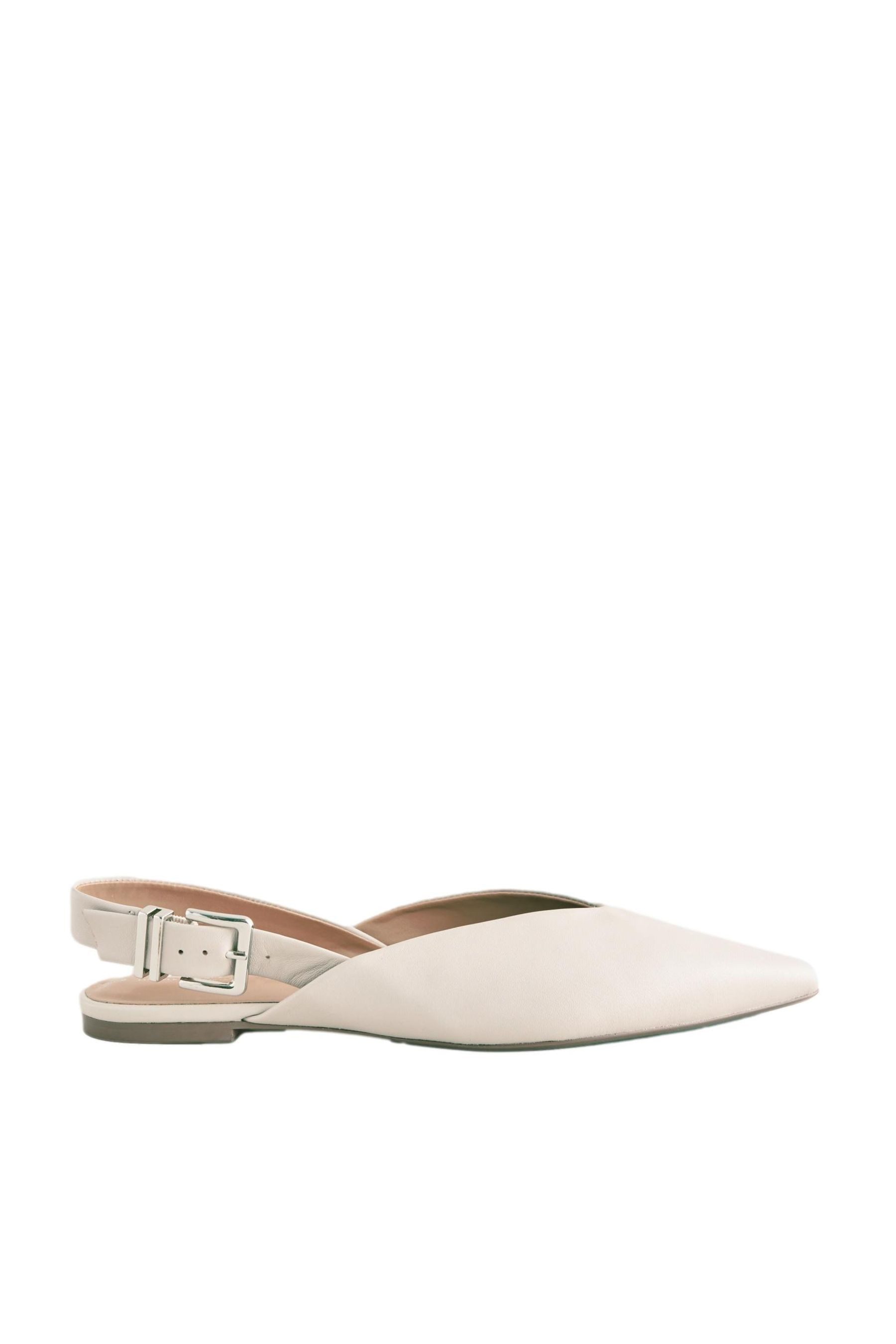 Forever Comfort® spitze Slingback-Schuhe aus Leder Slingsandale
