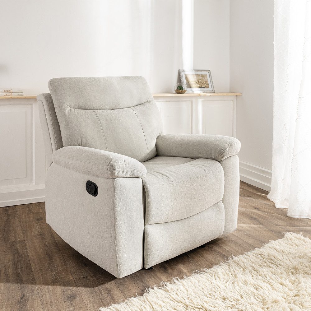 Happy Home Relaxsessel Relaxsessel, ca. 94 x 95 x 102 cm - Beige