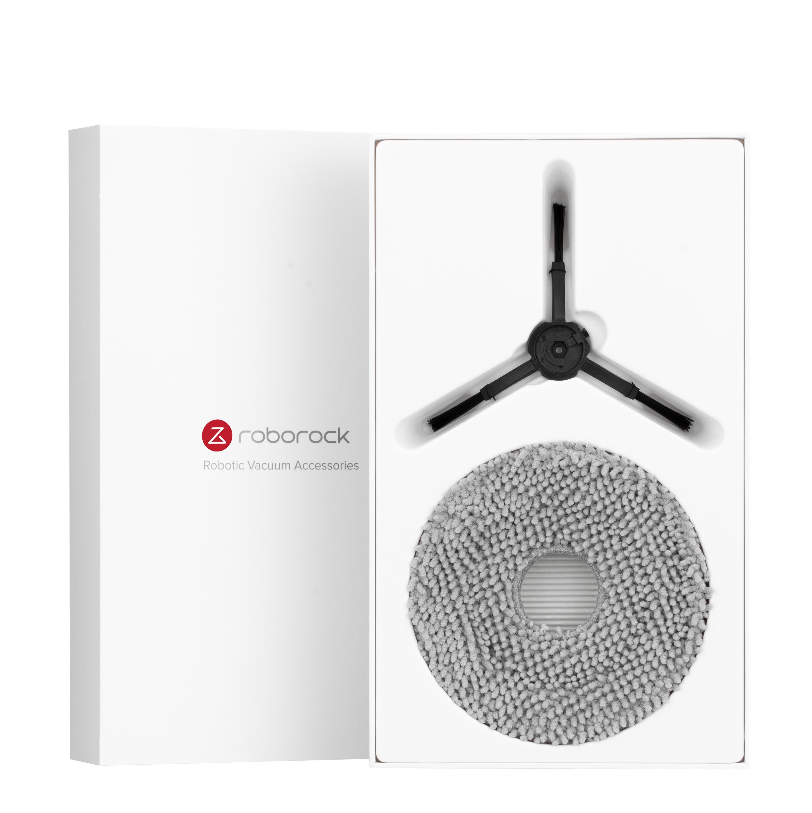Saugroboter Zubehör-Set Zubehörpaket für Qrevo Master (Seitenbürste*1/Filter*1/Wischtücher*2)