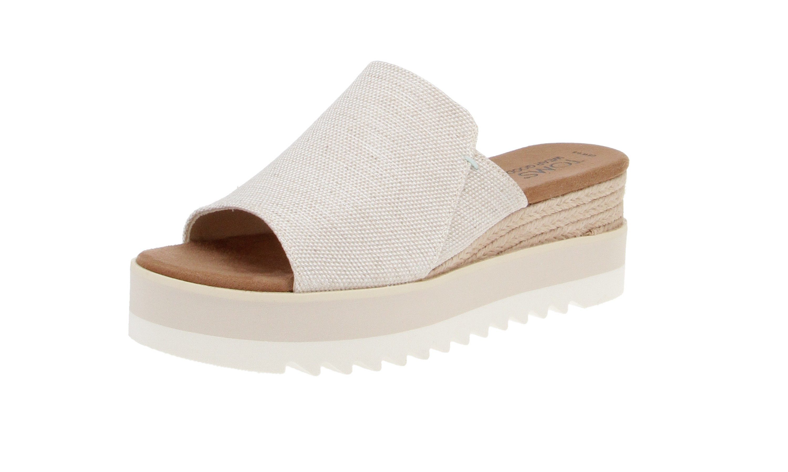 TOMS Toms 10019756 Diana Mule - Damen Schuhe Pantoletten - Natural Sandale