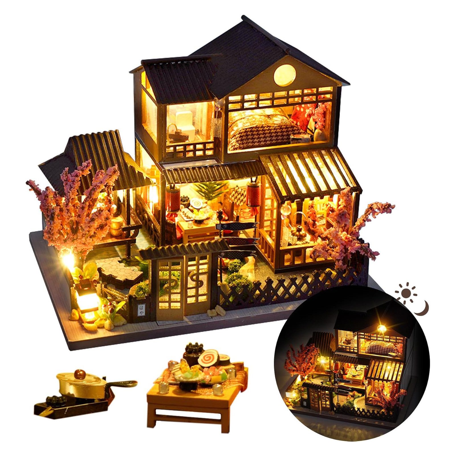 REDOM 3D-Puzzle DIY Miniaturhaus Architektur Puzzle günstig online kaufen