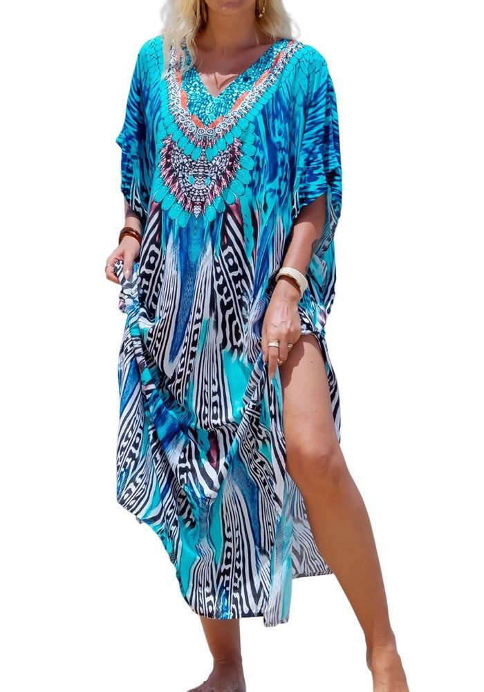 Lovolotti Sommerkleid Viskose Kleid Damen LO-KLDE-L10 Kleider Blumenkleid D günstig online kaufen