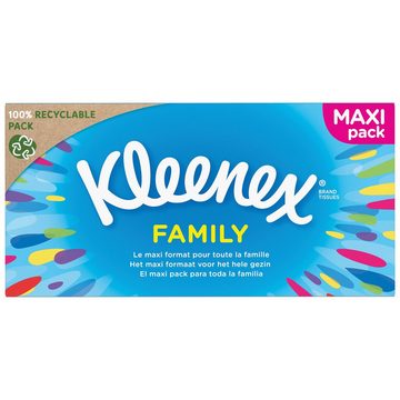 KLEENEX Kosmetiktücher Original Kosmetiktücher-Box, 2-lagig, 15x 128 Tücher, Großpackung (Vorratspackung 15 x 128 Tücher), Allzwecktücher, Taschentücher, Taschentuchbox