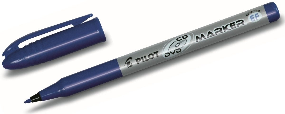 Pilot Pen Permanentmarker CD/DVD Marker Begreen extra fein blau