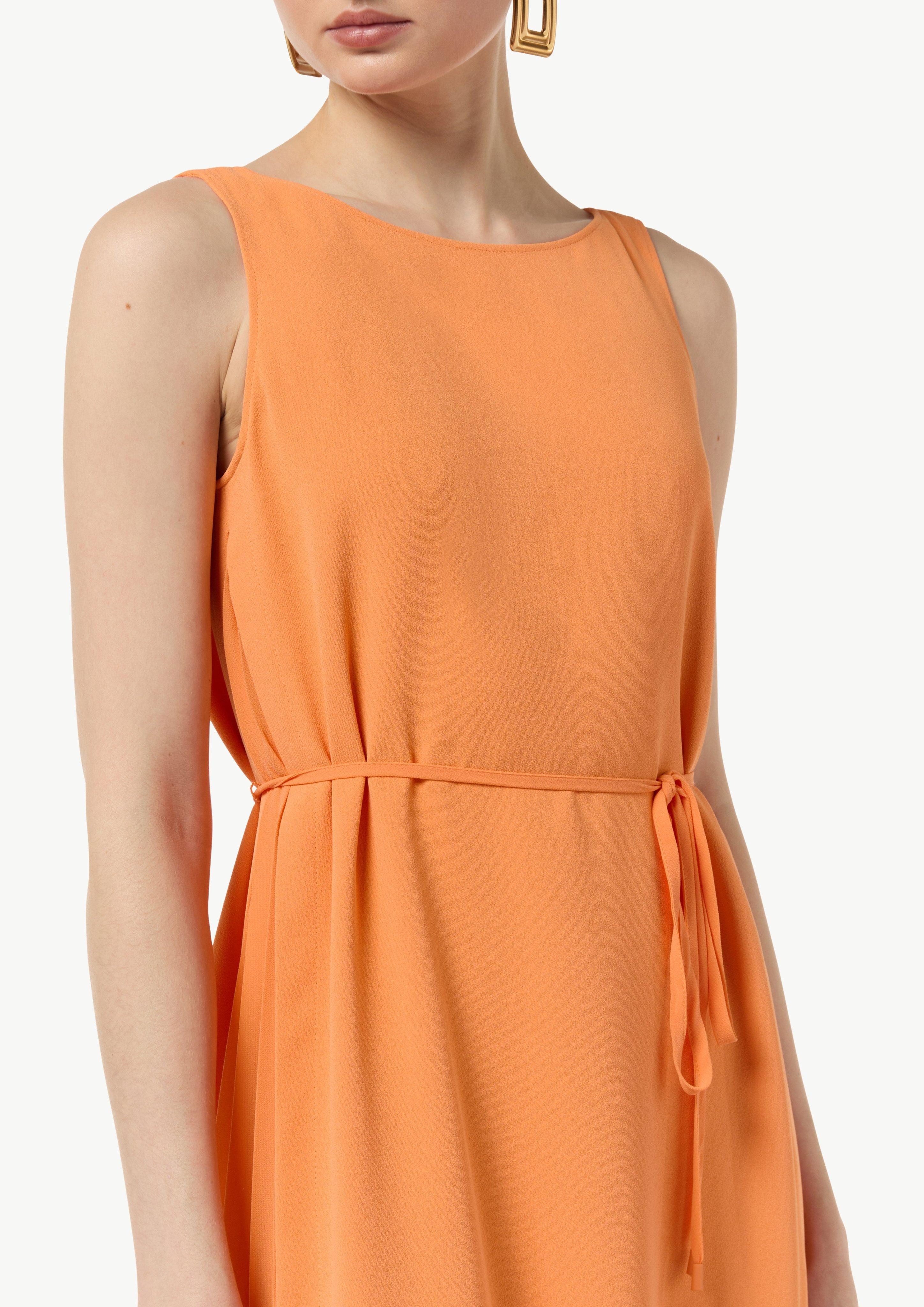 Comma Maxikleid Ärmelloses Midikleid aus Crêpe günstig online kaufen