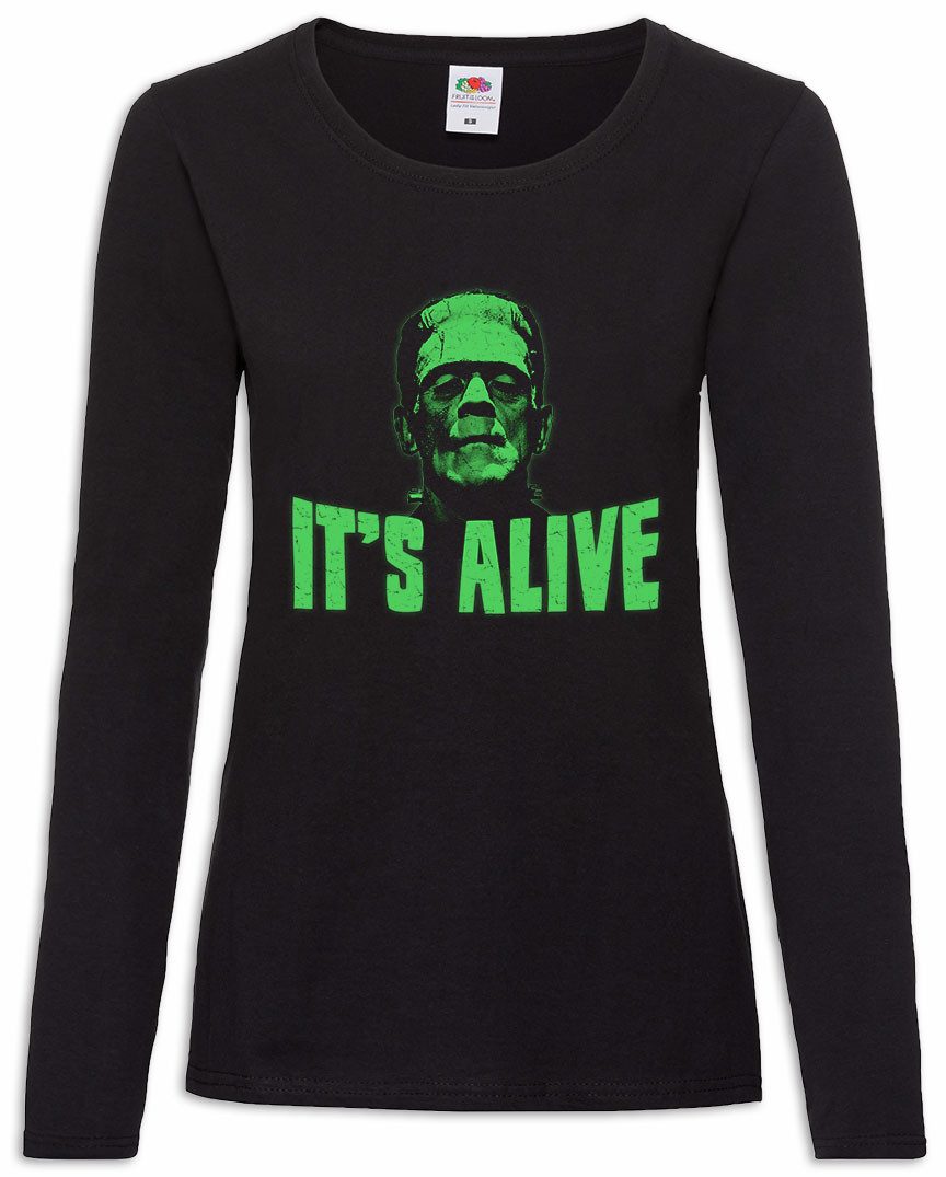 Langarmshirt It's Alive Damen Langarmshirt Monster Movie Film Cult Frankenstein