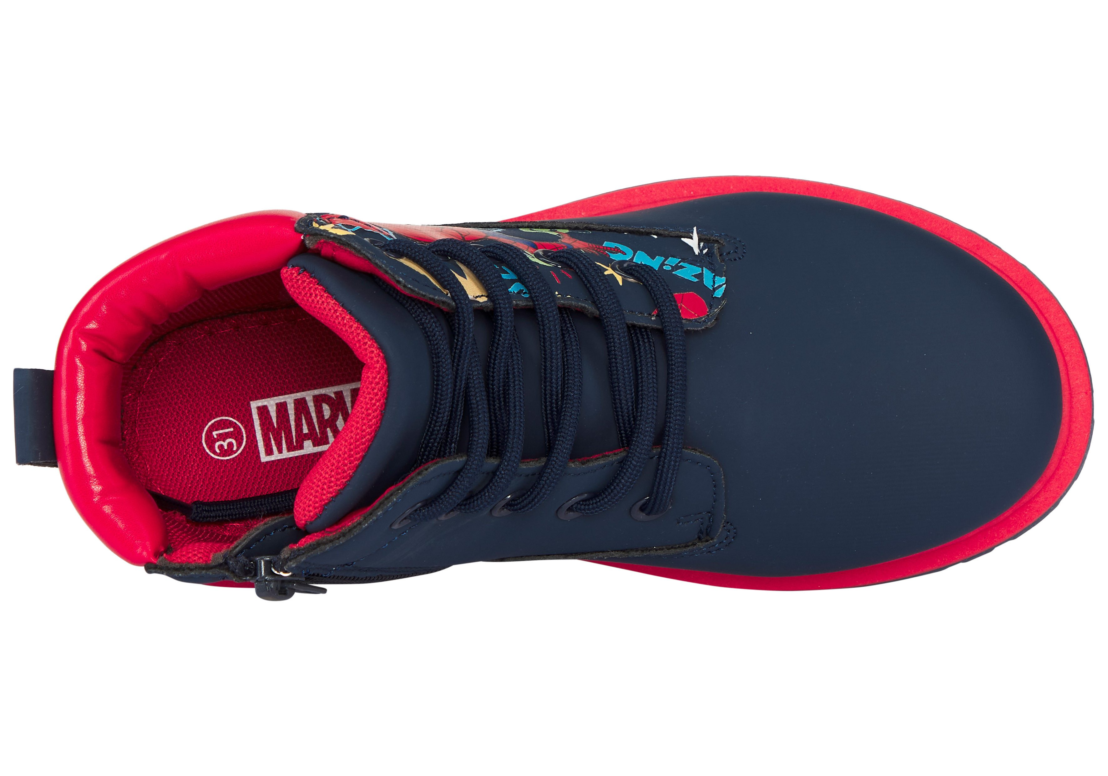 Disney Spiderman Winterboots (für Kinder) Winterschuhe, Winterboots, Schnürstiefel, Winterstiefel – Bild 4 von 5