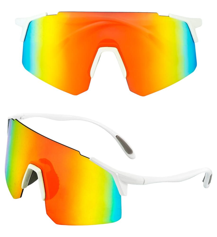 Kostüm Brille mit verspiegeltem Regenbogenglas