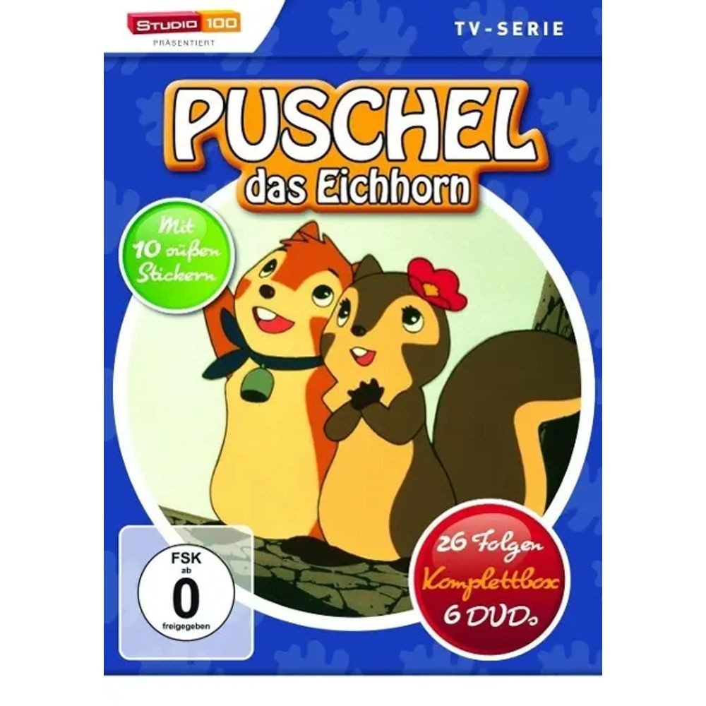 Leonine DVD Puschel, das Eichhorn Komplettbox