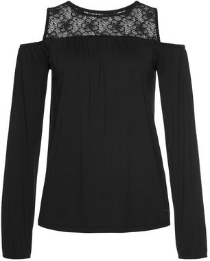 Laura Scott Langarmshirt mit Spitze