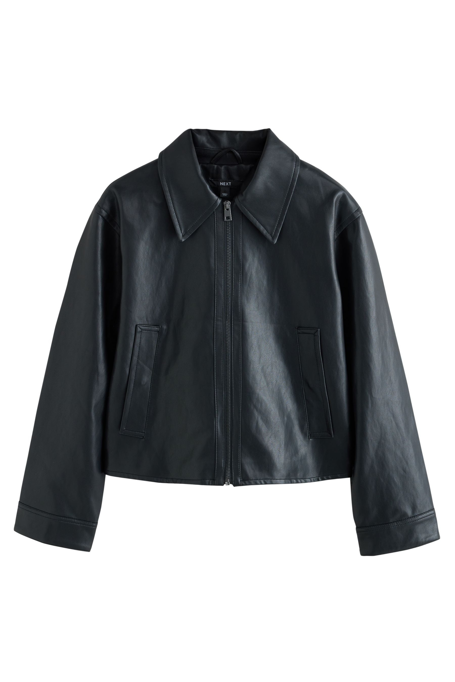 Next Lederjacke Kunstlederjacke (1-St)