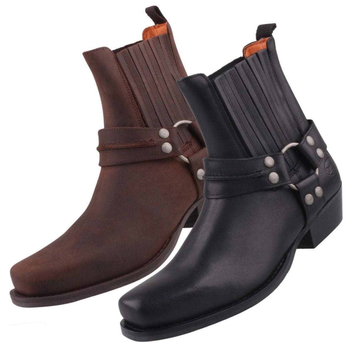 Dockers by Gerli 170102-NOS Stiefelette Biker-Boots mit dekorativem Stiefelband