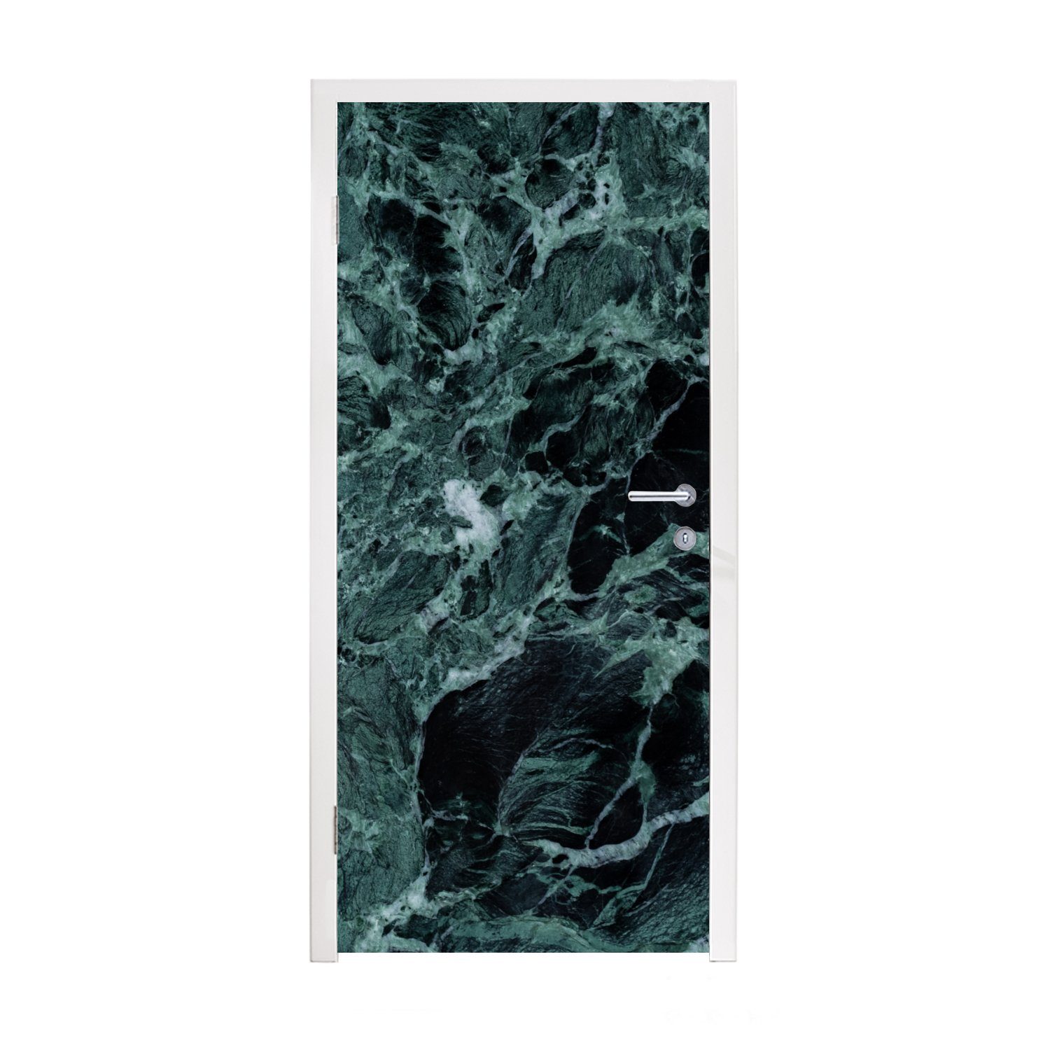 MuchoWow Türtapete Marmor - Stein - Textur - Marmoroptik - Design, Matt, bedruckt, (1 St), Fototapete für Tür, Türaufkleber, 75x205 cm