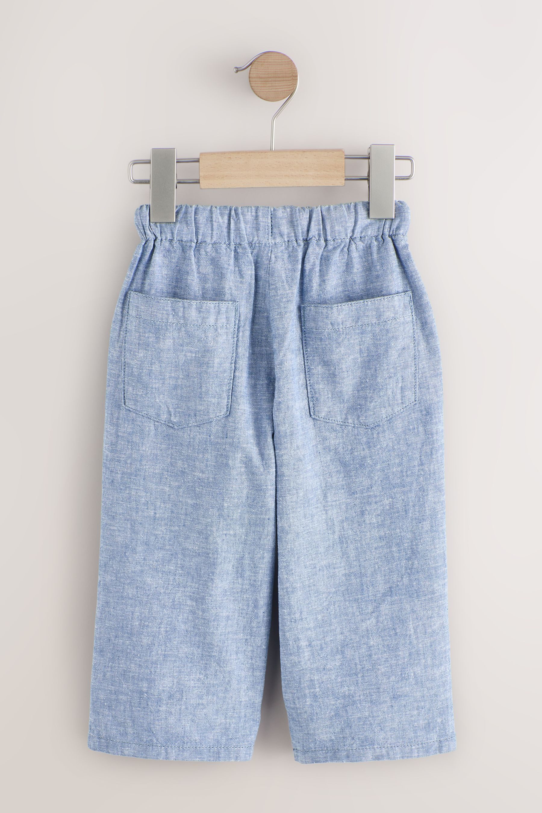 Next Schlupfhose Schlupf-Hose aus Leinenmischung, weite Passform (1-tlg)