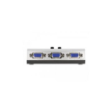 Delock 87758 - Umschalter VGA 2 Port manuell bidirektional Computer-Kabel, VGA, VGA